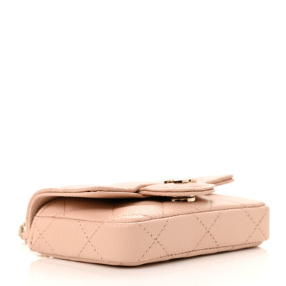 Chanel Caviar Quilted Mini Chain Belt Bag Light Beige 4 of 10