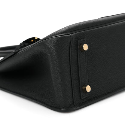 Hermes Togo Swift Birkin En Desordre Sellier 30 Black 9 of 9