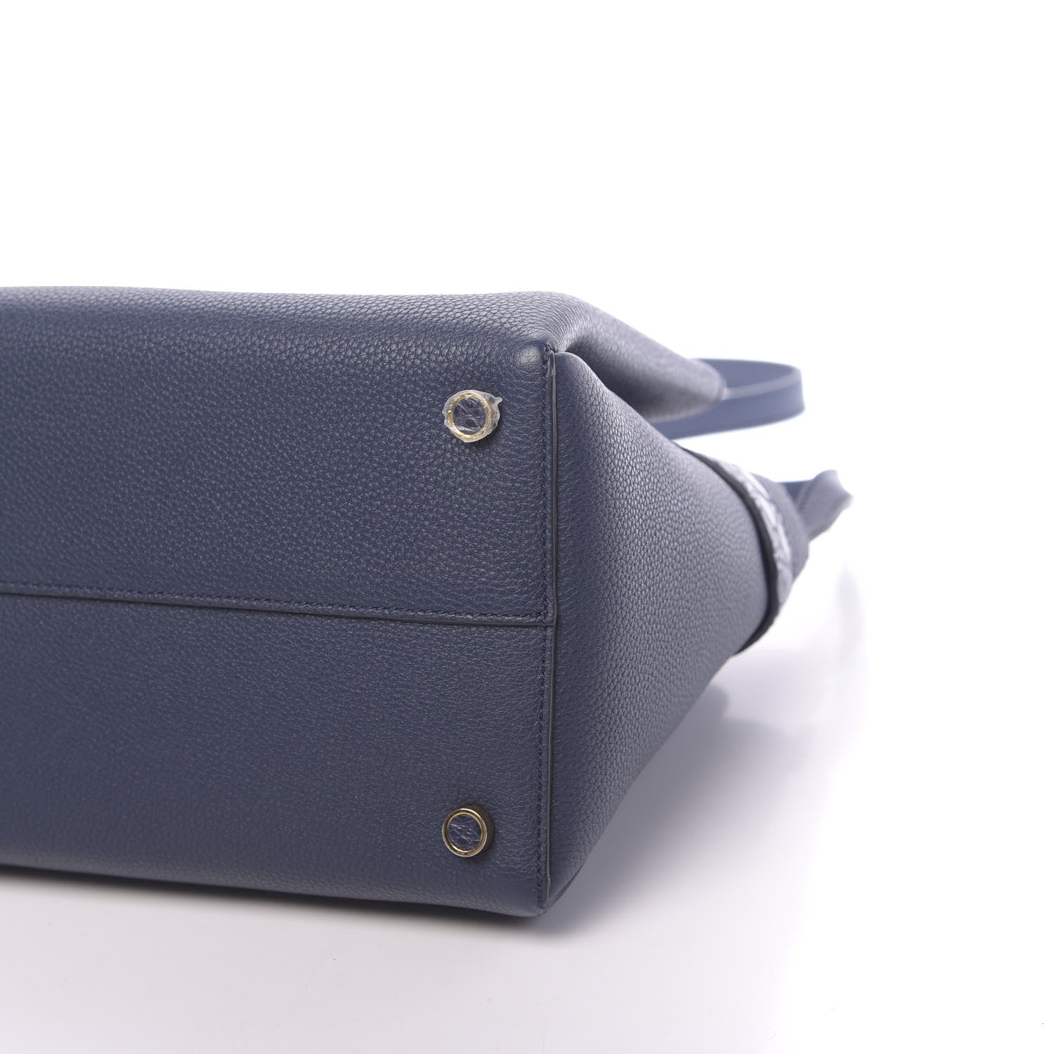 Nancy Gonzalez Calfskin Crocodile Cristie Satchel Navy 12 of 12