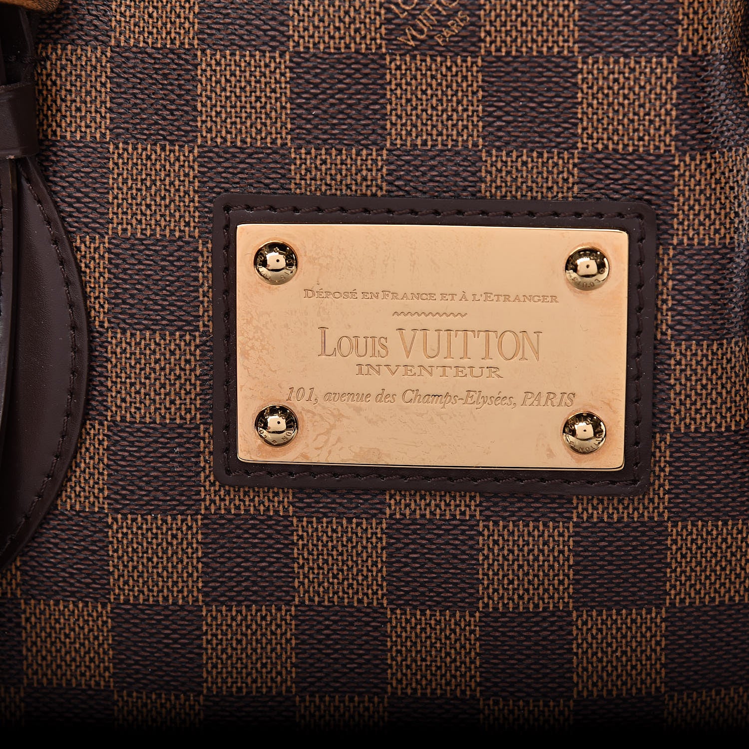Louis Vuitton Damier Ebene Hampstead MM 7 of 12