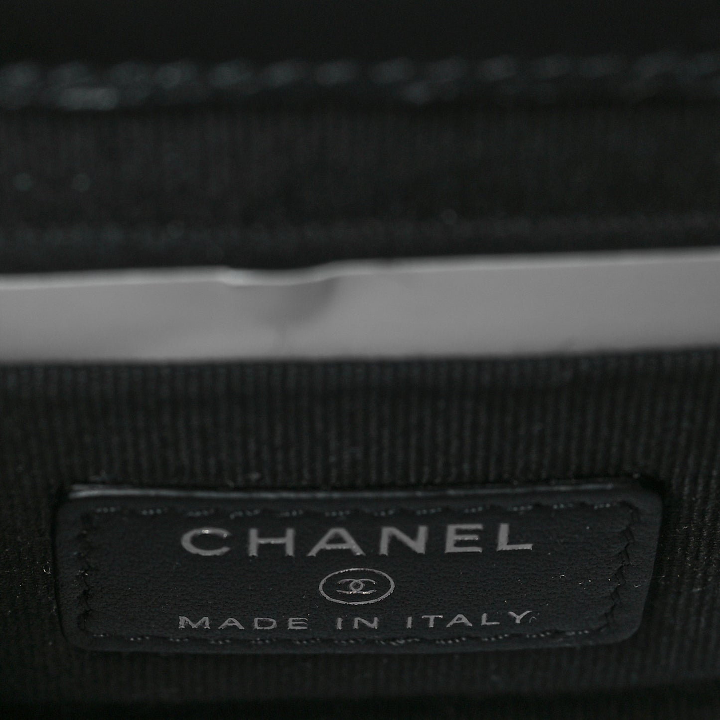 Lambskin Quilted Mini Trendy CC Chain Wallet So Black