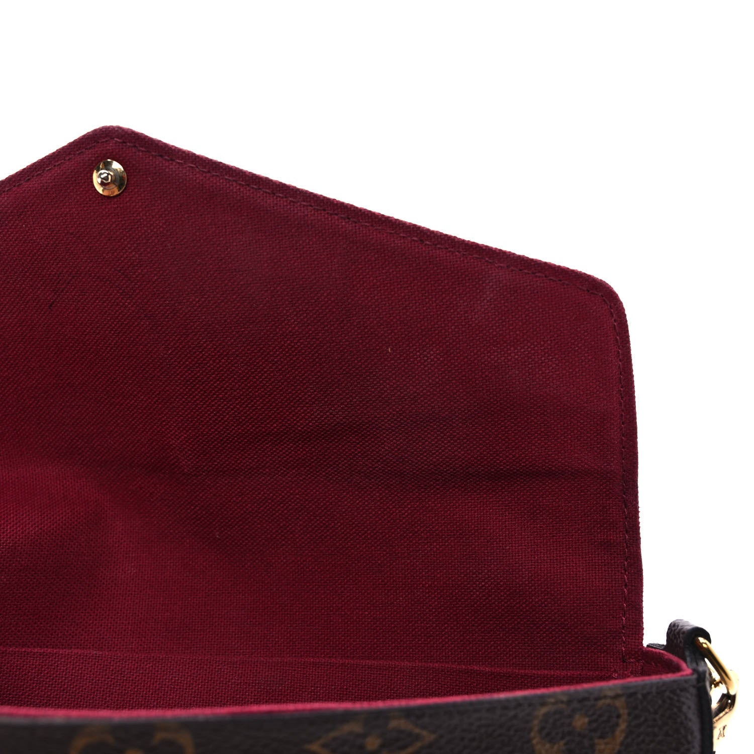Louis Vuitton Monogram Pochette Felicie Chain Wallet Fuchsia 11 of 11