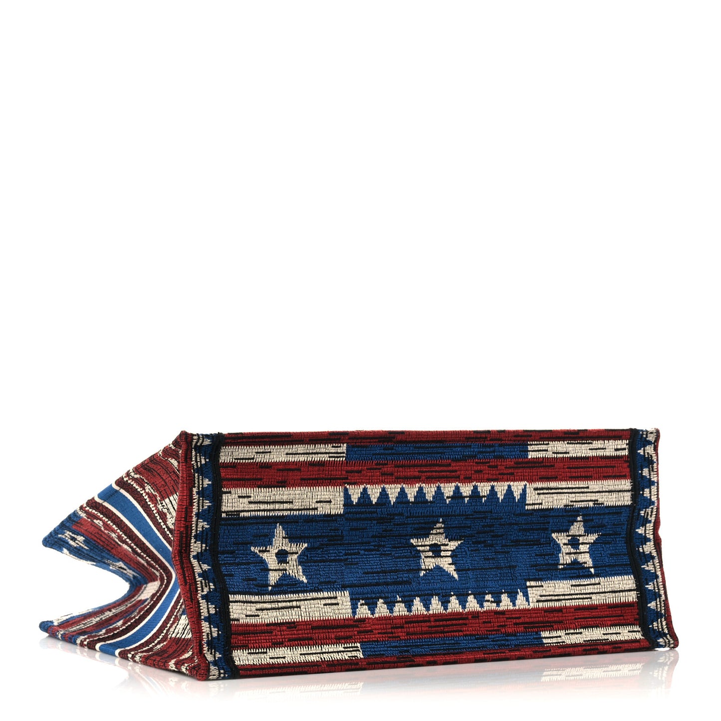 Canvas Embroidered Exclusive US Book Tote Multicolor