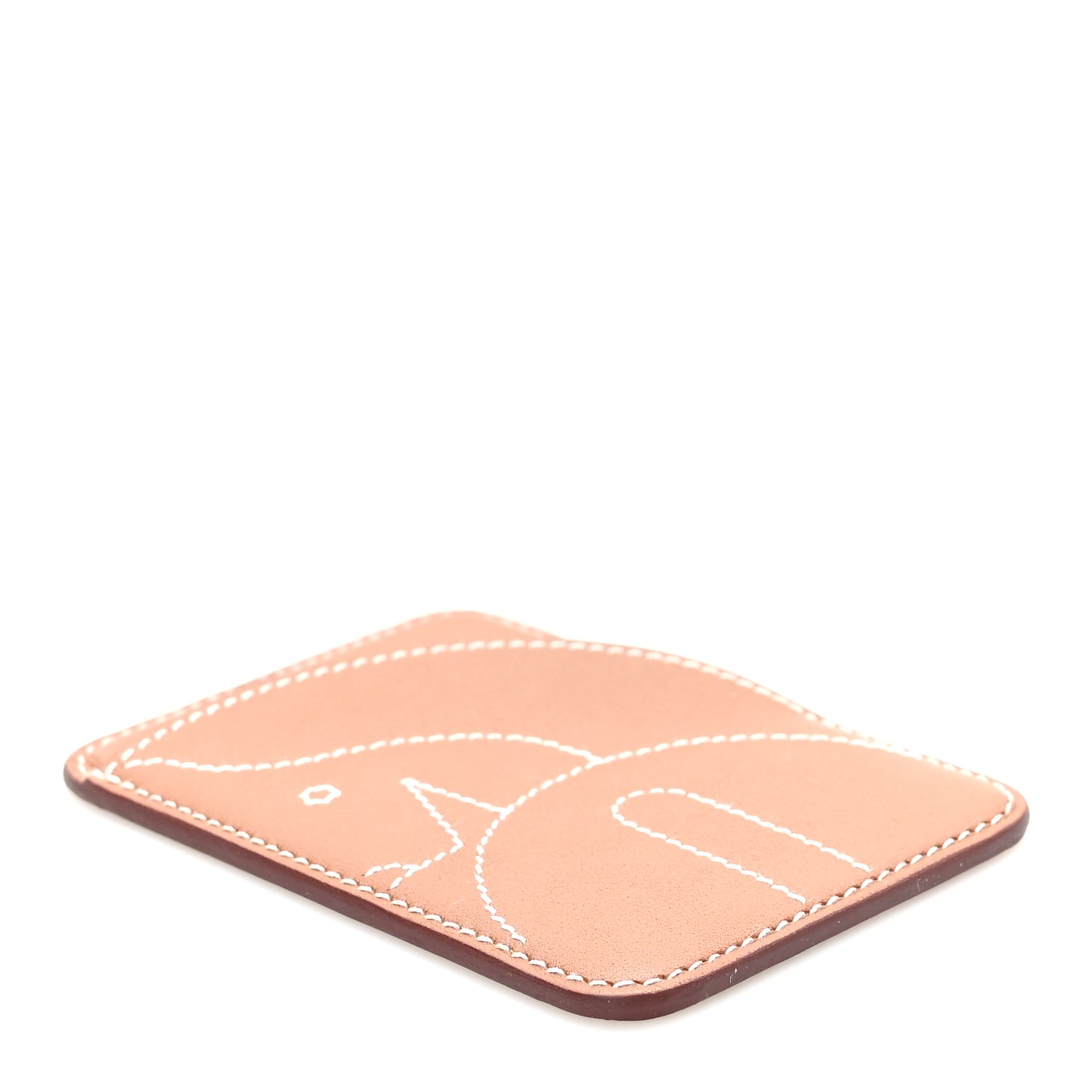 Swift Stitched Cheval MagSafe Card Holder Gold