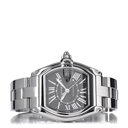 Cartier Stainless Steel 37mm Roadster Automatic Watch Black 3 of 7