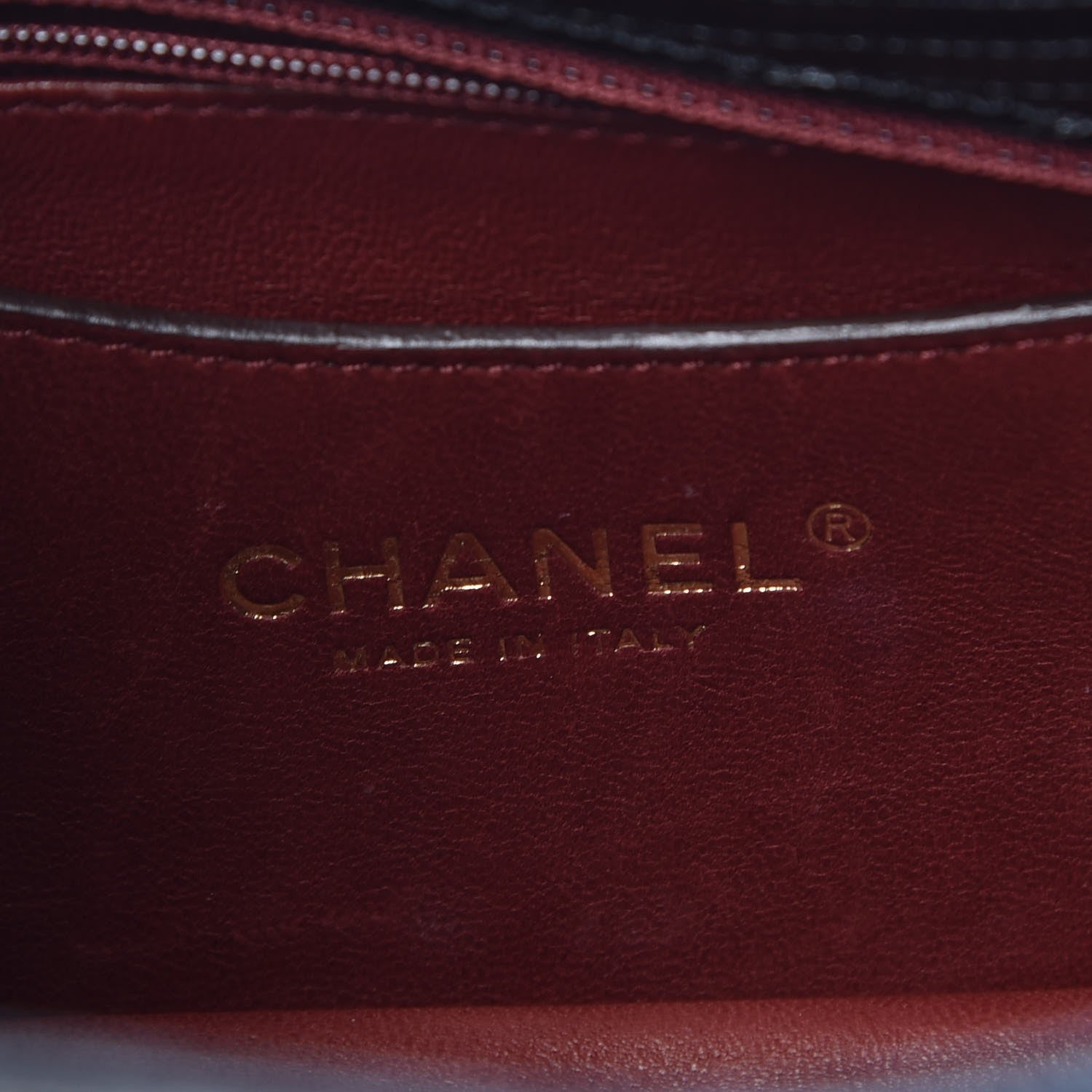 Chanel Lizard Quilted Small Just Mademoiselle Bowling Bag Black 6 of 7
