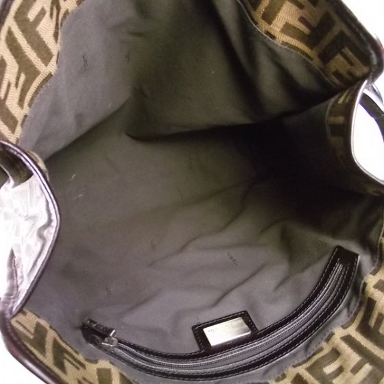 Fendi Zucca Shopper Tote Tobacco 6 of 18