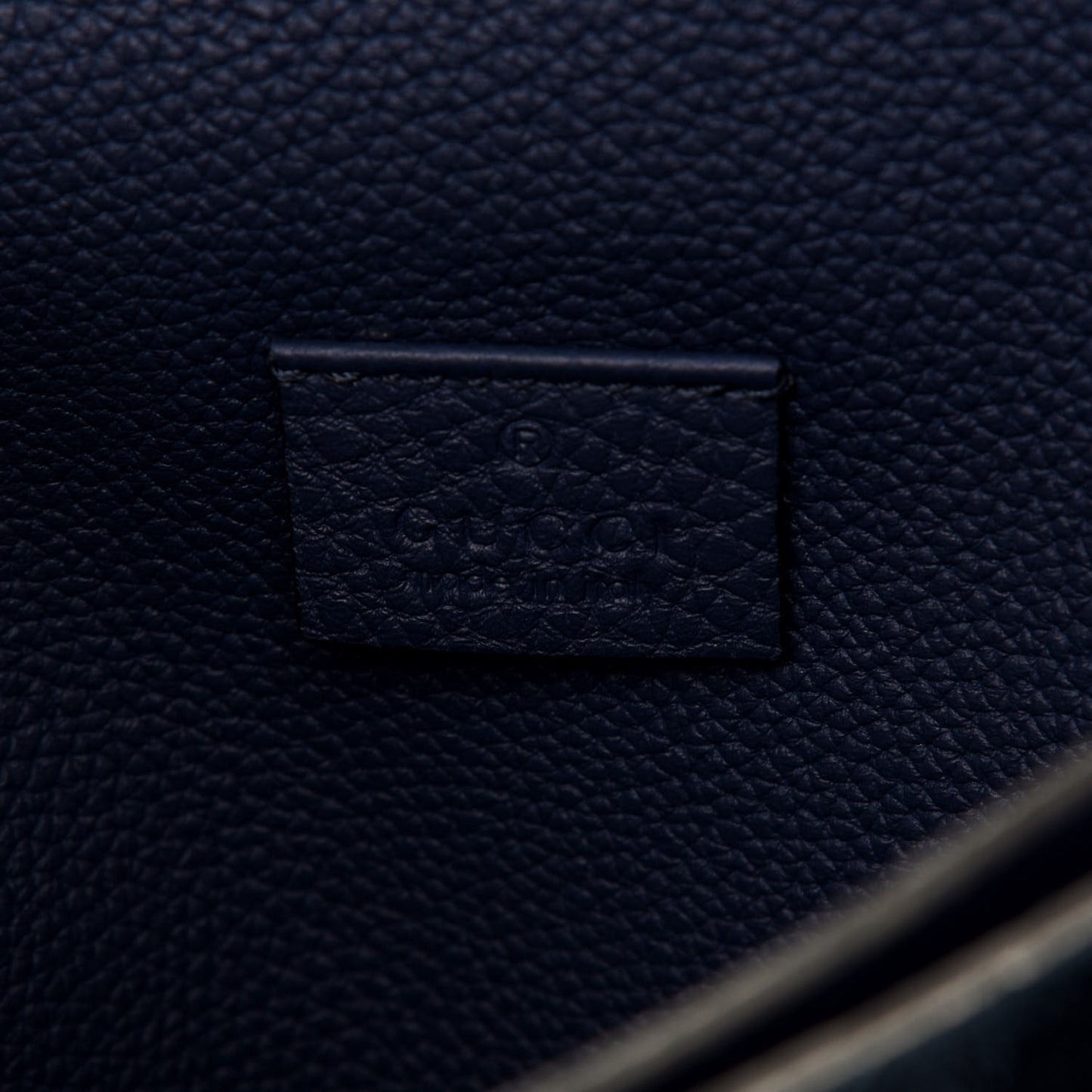 Soft Grained Calfskin Small Jackie Shoulder Bag Classic Blue Marine