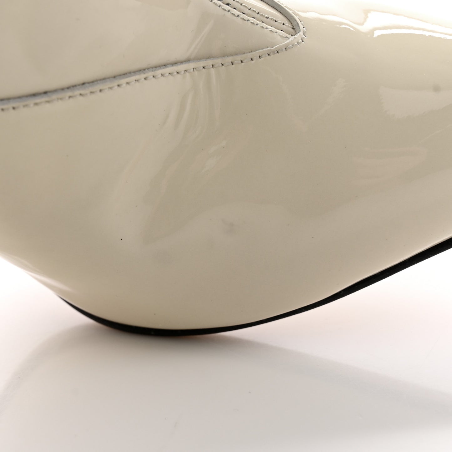 Patent Crystal Oriel 95 Boots 36 White