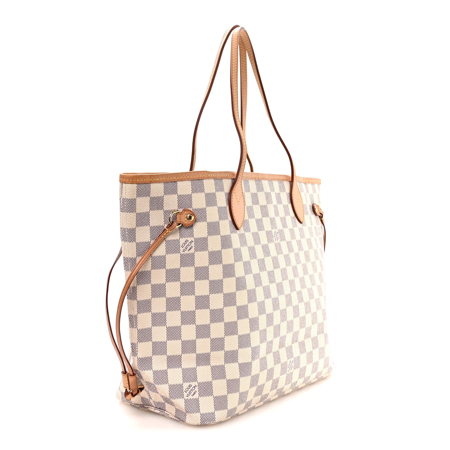 Louis Vuitton Damier Azur Neverfull MM 2 of 9