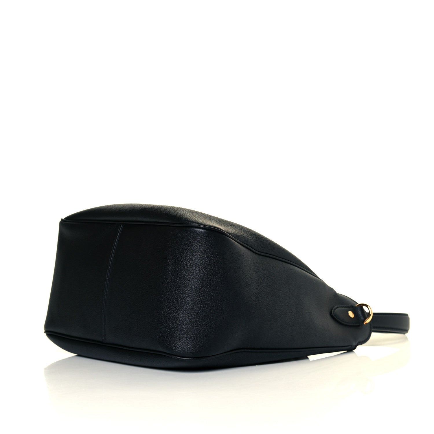 Versace Grained Calfskin La Medusa Bucket Bag Black 9 of 15