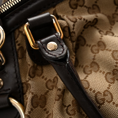 Gucci Monogram Medium Sukey Boston Bag Brown 15 of 15