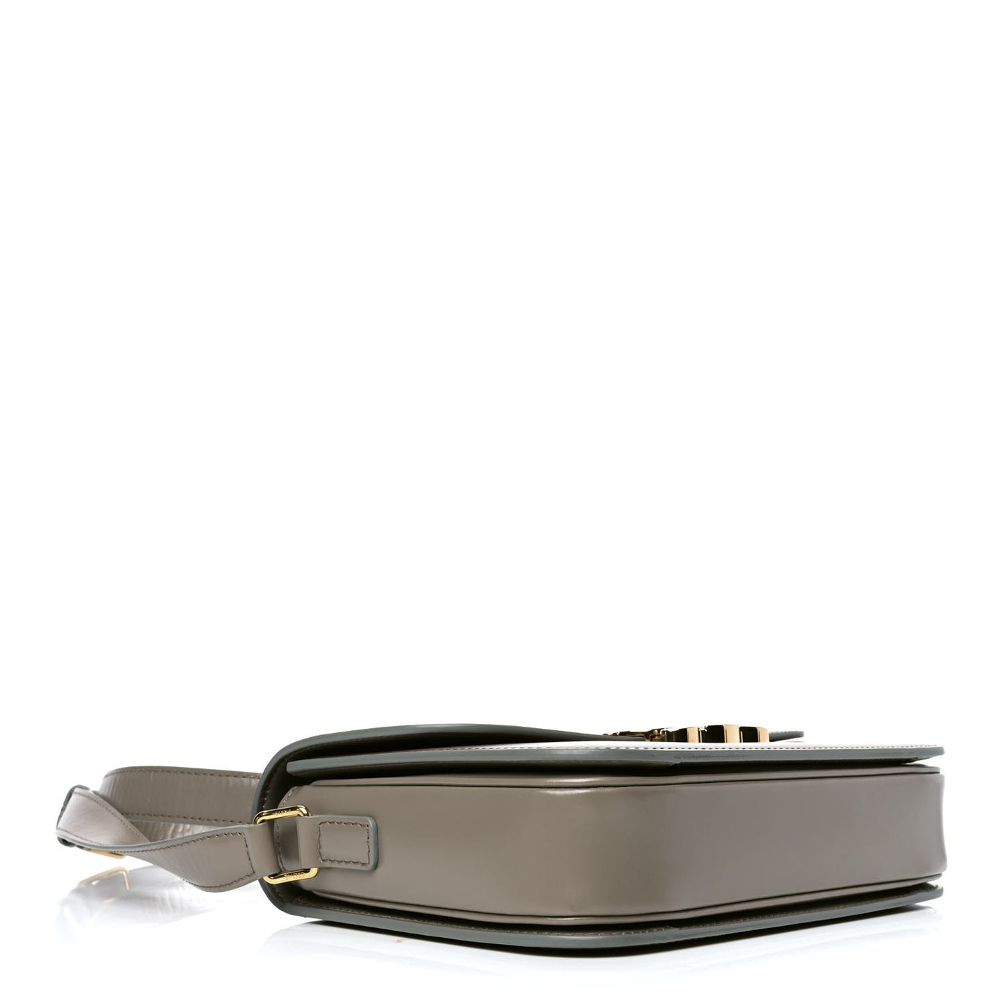 Shiny Calfskin Medium Triomphe Pebble