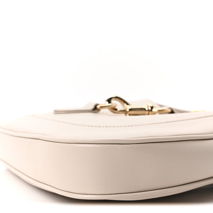 Gucci Ancora Calfskin Web Small Jackie Shoulder Bag Light Grey 10 of 10