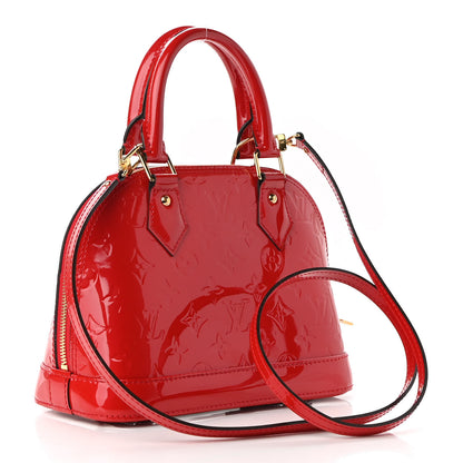 Louis Vuitton Vernis Alma BB Cherry 3 of 9