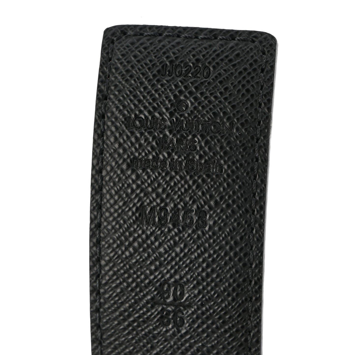 Calfskin Monogram 30mm LV Initiales Reversible Belt 90 36 Black