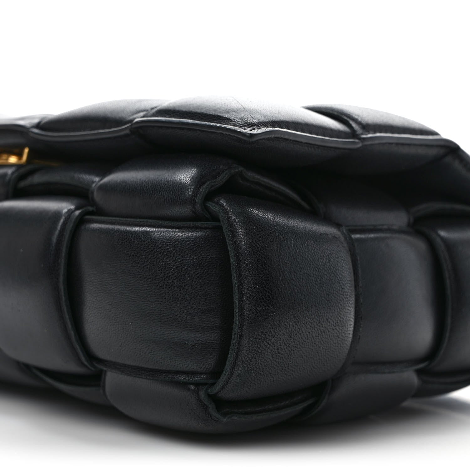 Bottega Veneta Nappa Maxi Intreccio Padded Cassette Crossbody Bag Black 8 of 10