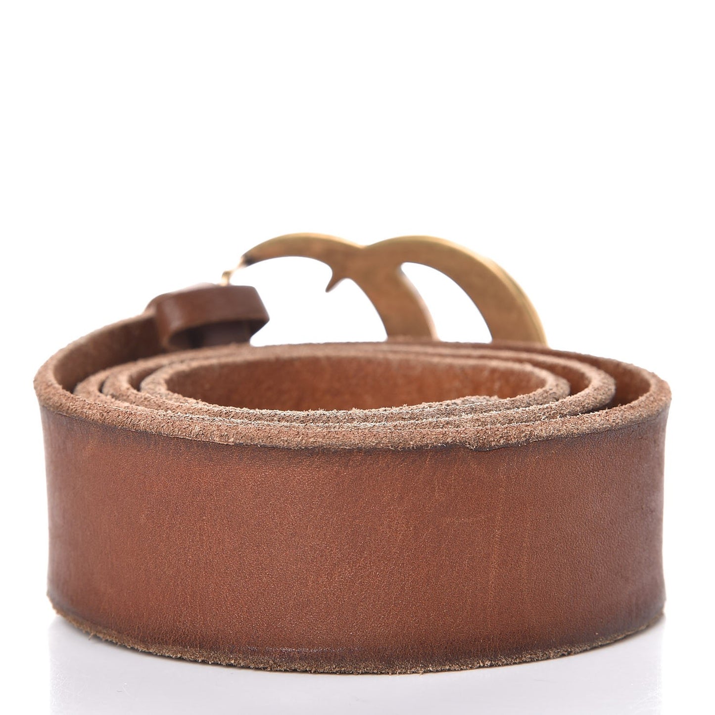 Faded Calfskin Double G 40mm Belt 85 34 Cuir