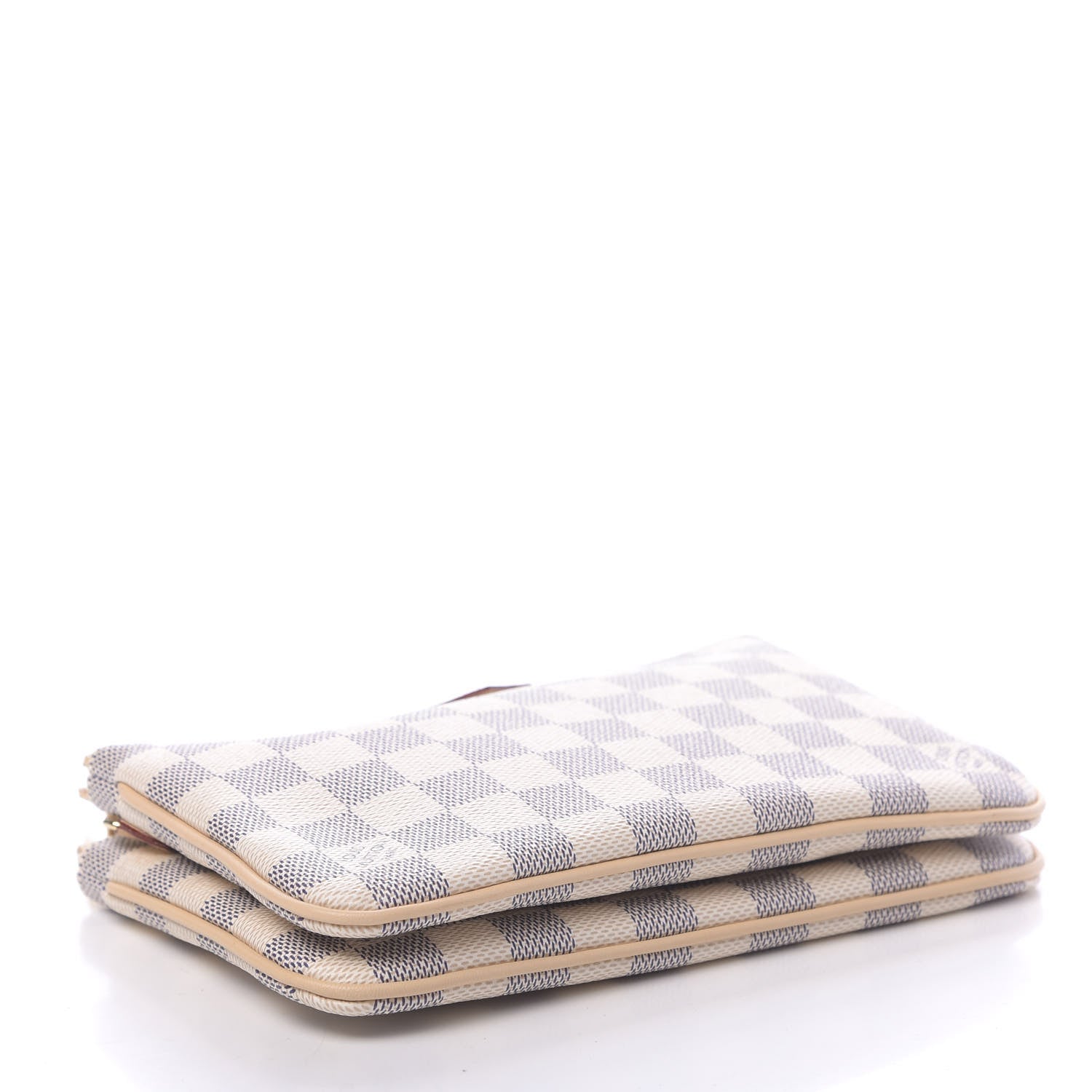 Louis Vuitton Damier Azur Double Zip Pochette 4 of 10