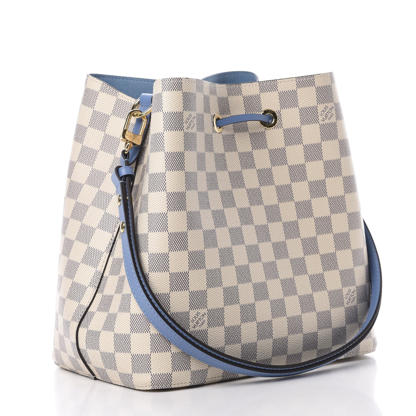 Damier Azur Neonoe MM Bleuet