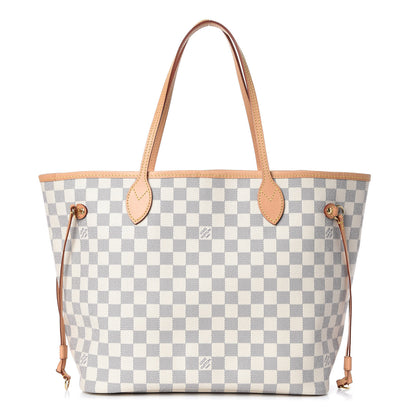 Louis Vuitton Damier Azur Neo Neverfull MM Rose Ballerine 1 of 11
