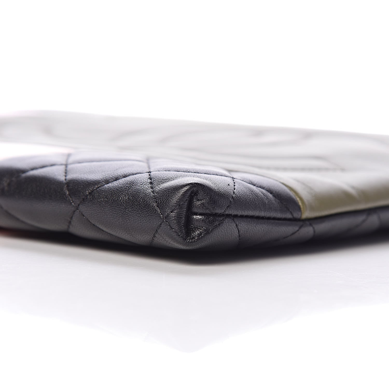 Chanel Lambskin Patchwork Large Cosmetic Case Multicolor 9 of 10