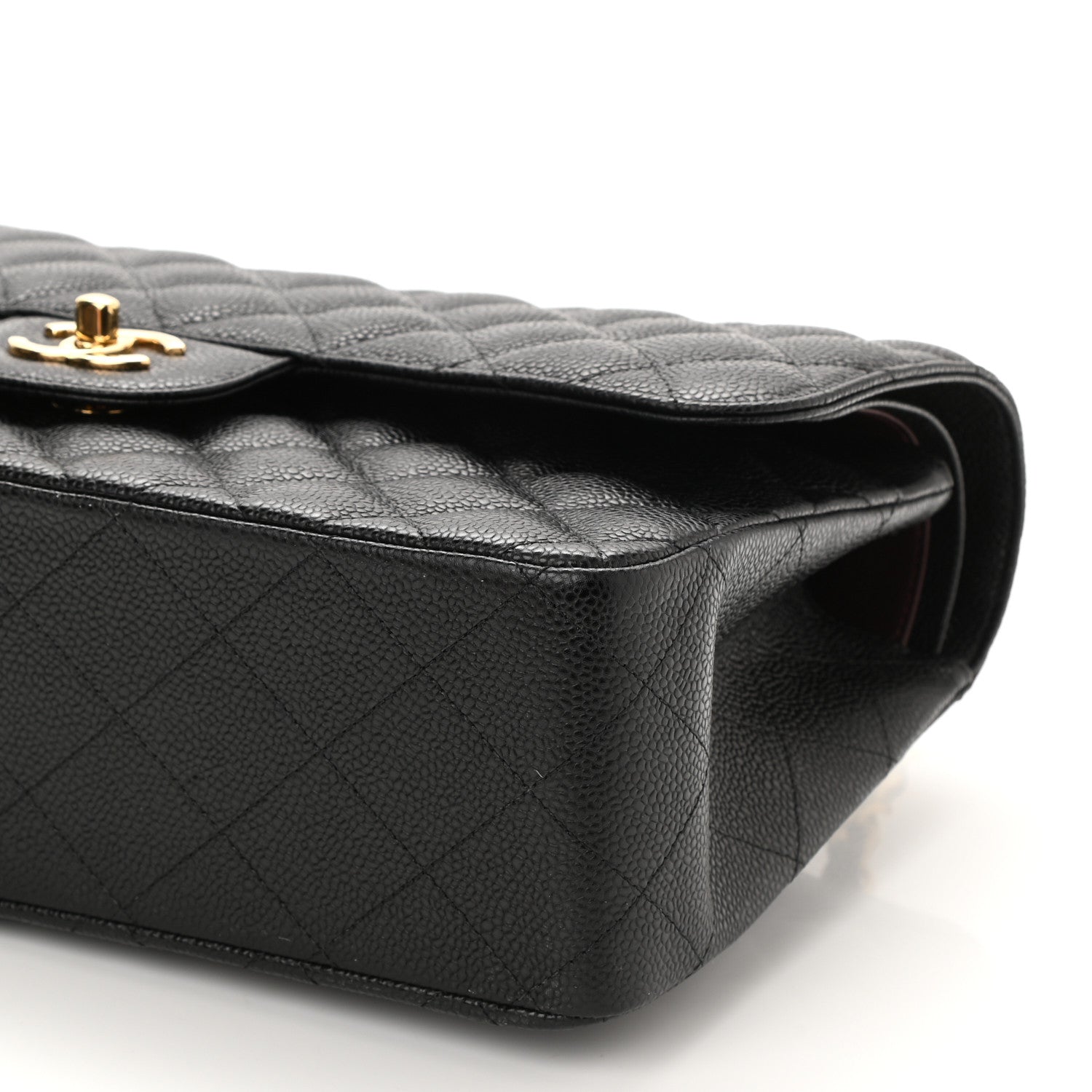 Chanel Caviar Quilted Jumbo Double Flap Black 10 of 10