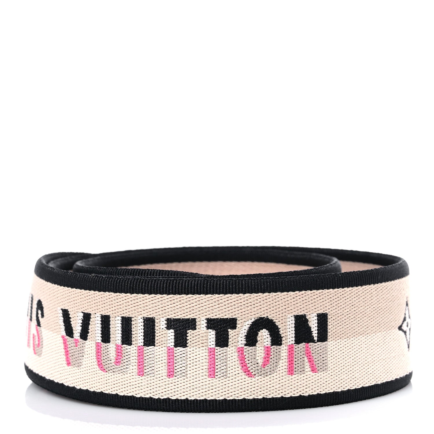 Louis Vuitton Jacquard Speedy Bandouliere 20 Shoulder Strap Black 2 of 3