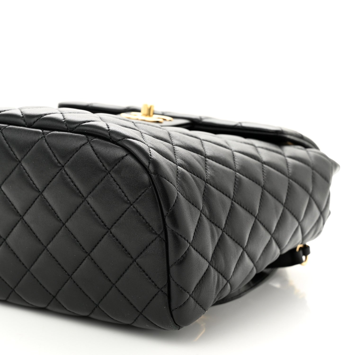 Chanel Lambskin Quilted Small Urban Spirit Backpack Black 10 of 11