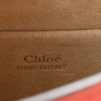 Chloe Calfskin Suede Small Nile Bracelet Bag Sepia Red 5 of 12