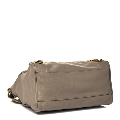 Balenciaga Chevre Gold Metallic Edge Hardware Velo Beige Dune Argille 3 of 8