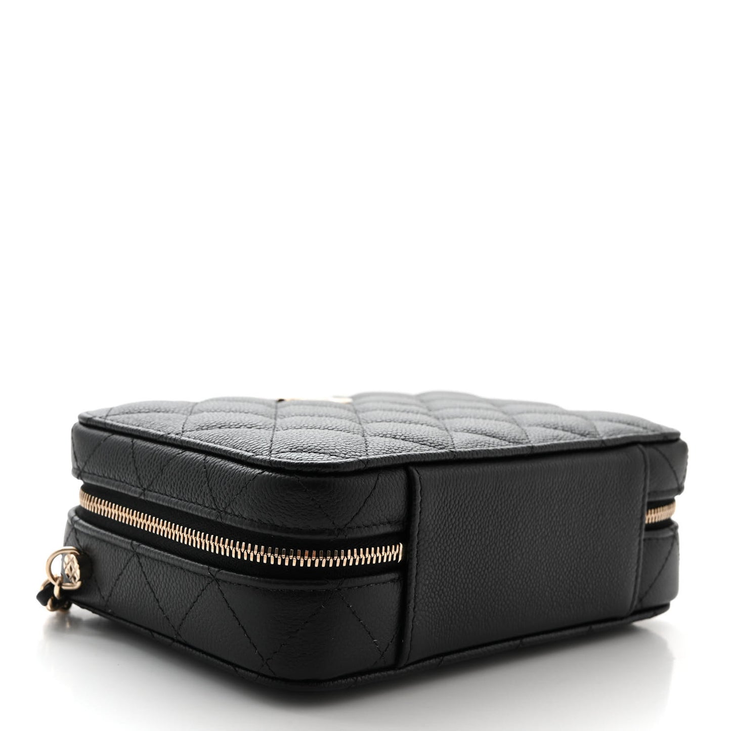 Caviar Quilted Vanity Case Black