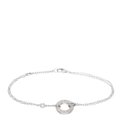 Cartier 18K White Gold Diamond LOVE Bracelet 1 of 4