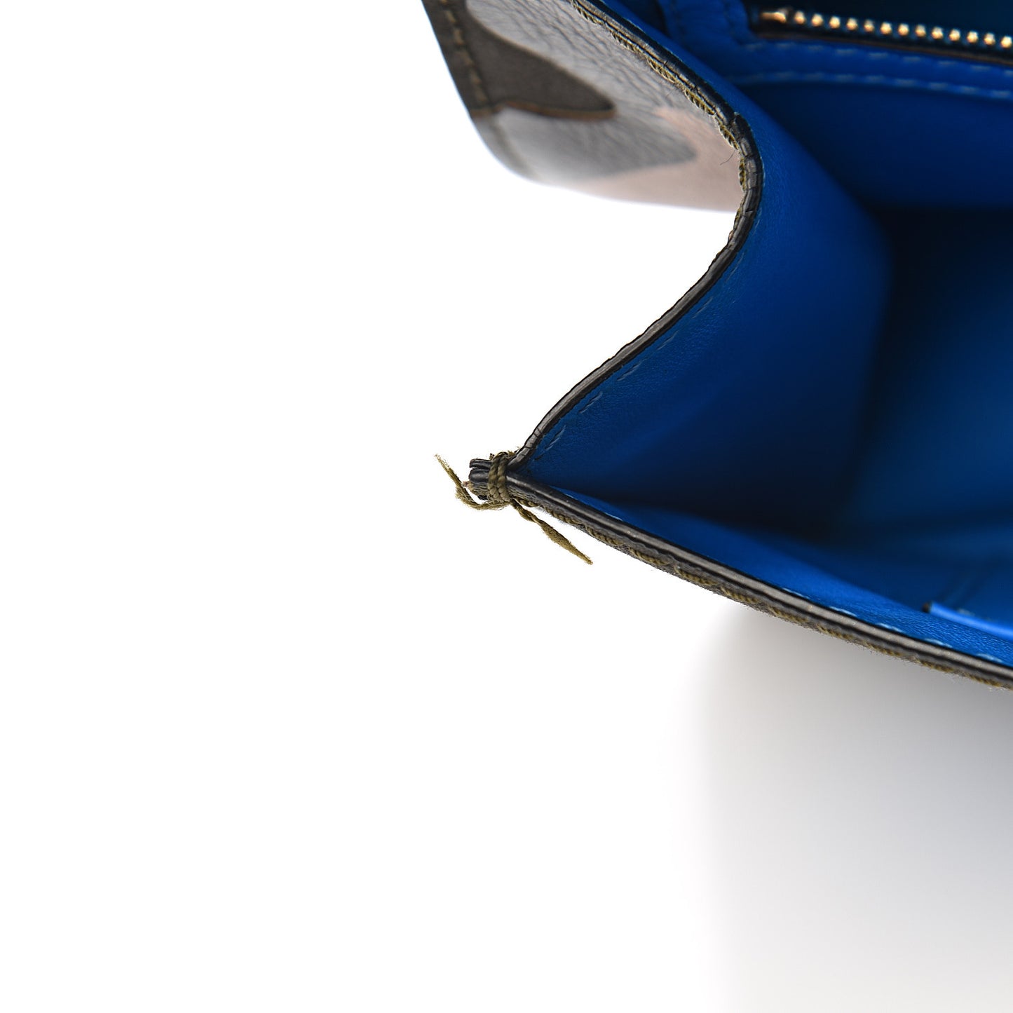 Nappa Canvas Camouflage Medium Glam Lock Rockstud Flap Blue Fluo