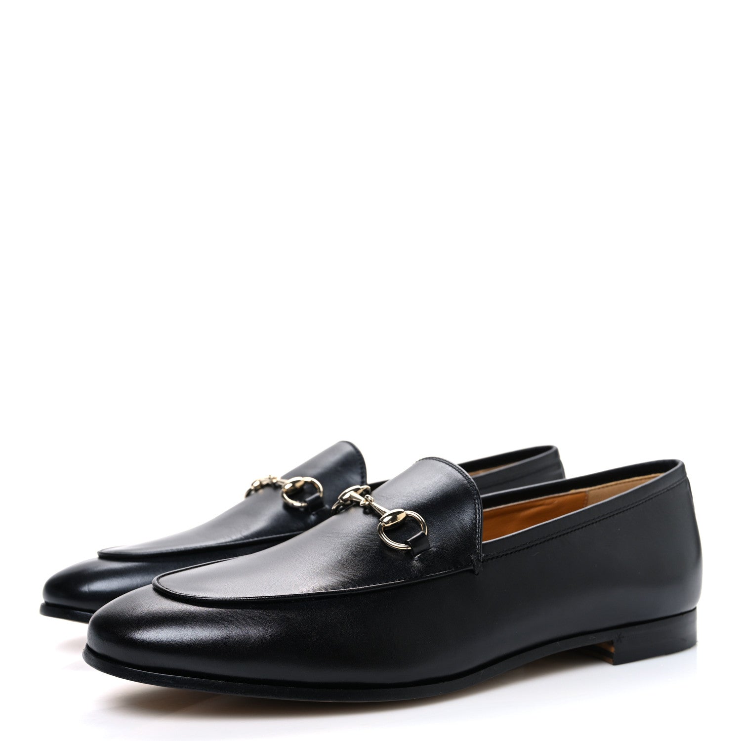 Gucci Calfskin Womens Jordaan Loafers 41 Black 4 of 11