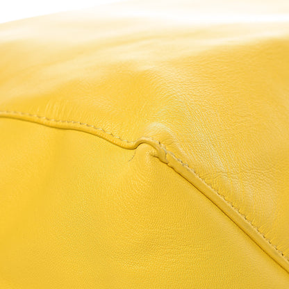 Celine Lambskin Vertical Bi-Cabas White Sun Yellow 12 of 14