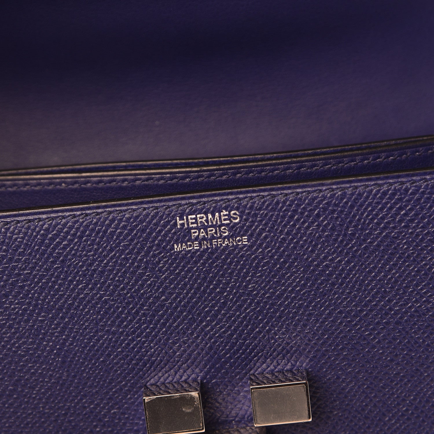 Hermes Epsom Mosaique Au 24-17 Bleu Encre 6 of 10