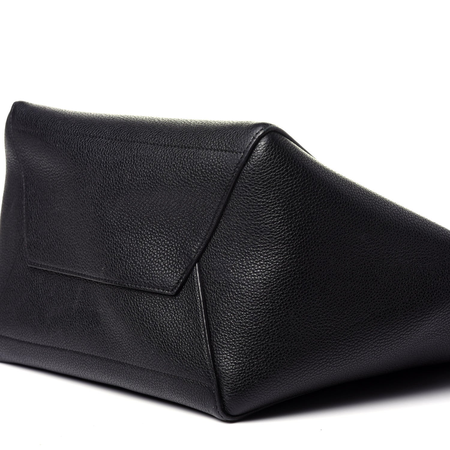 Celine Soft Grained Calfskin Sangle Bucket Bag Black 8 of 10