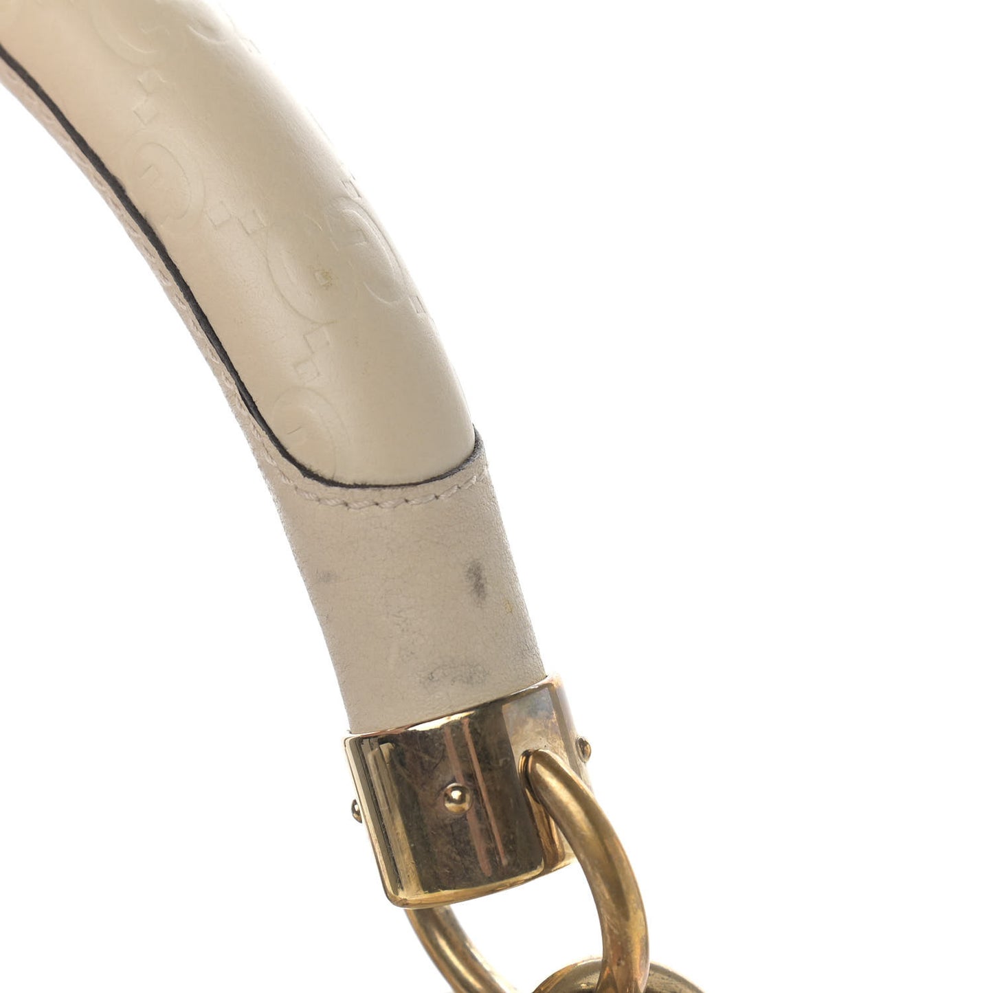Calfskin Large Indy Top Handle Hobo Off White