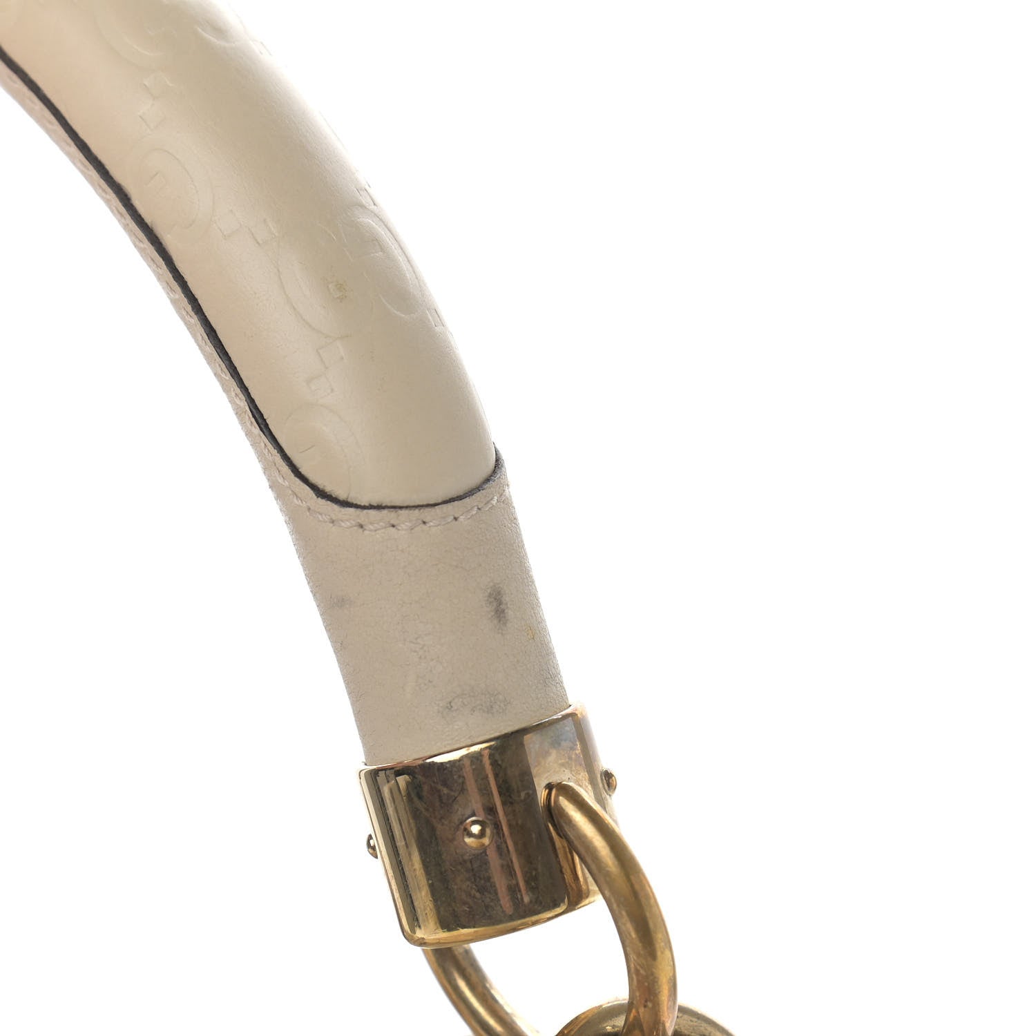 Gucci Calfskin Large Indy Top Handle Hobo Off White 11 of 12