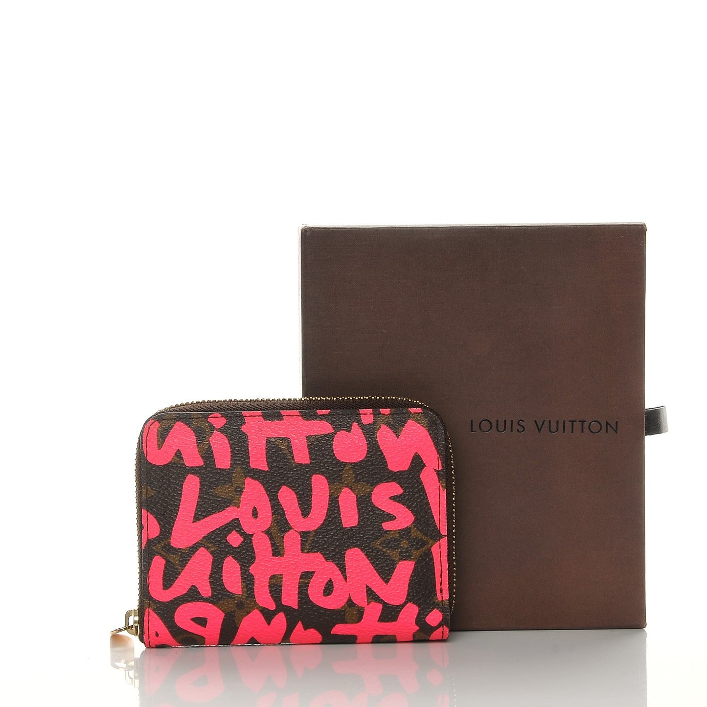 Monogram Graffiti Zippy Coin Purse Fuchsia
