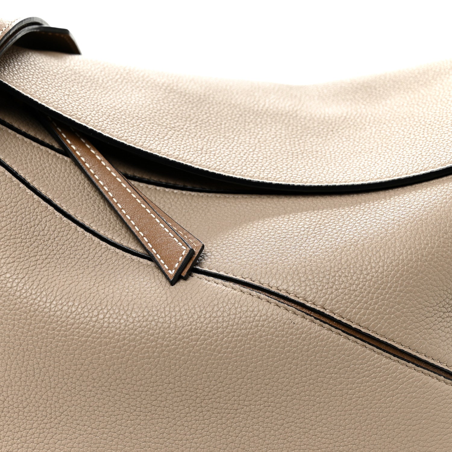 Loewe Grained Calfskin Medium Puzzle Bag Sand Mink 8 of 10