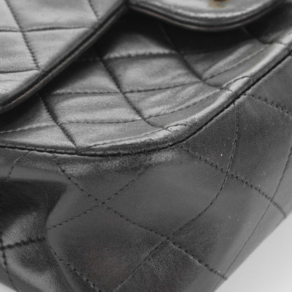 Chanel Lambskin Quilted Small Double Flap Black 11 of 13