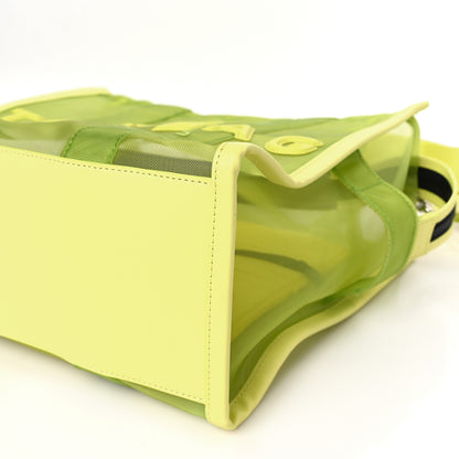 Marc Jacobs Nylon The Mesh Medium Tote Bag Fluo Yellow 8 of 8