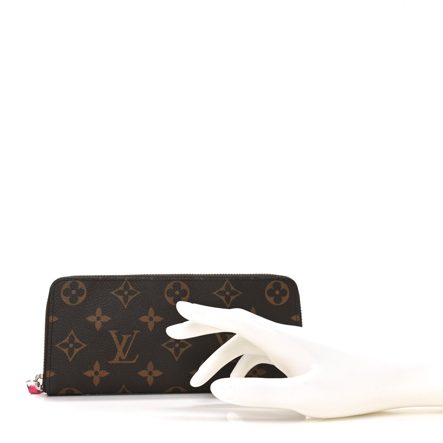 Monogram Clemence Wallet Fuchsia