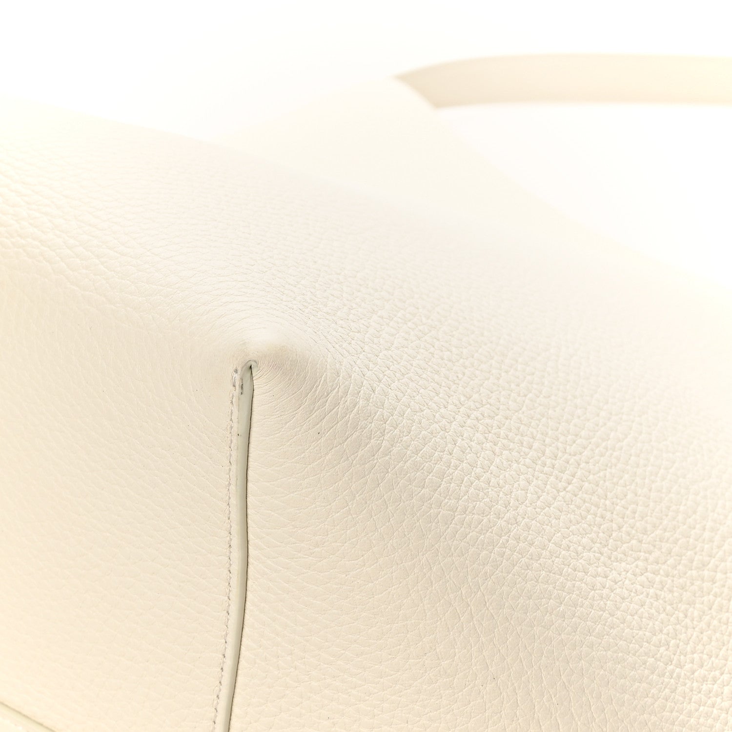 The Row Grained Calfskin Large N/S Park Tote Ivory 11 of 12
