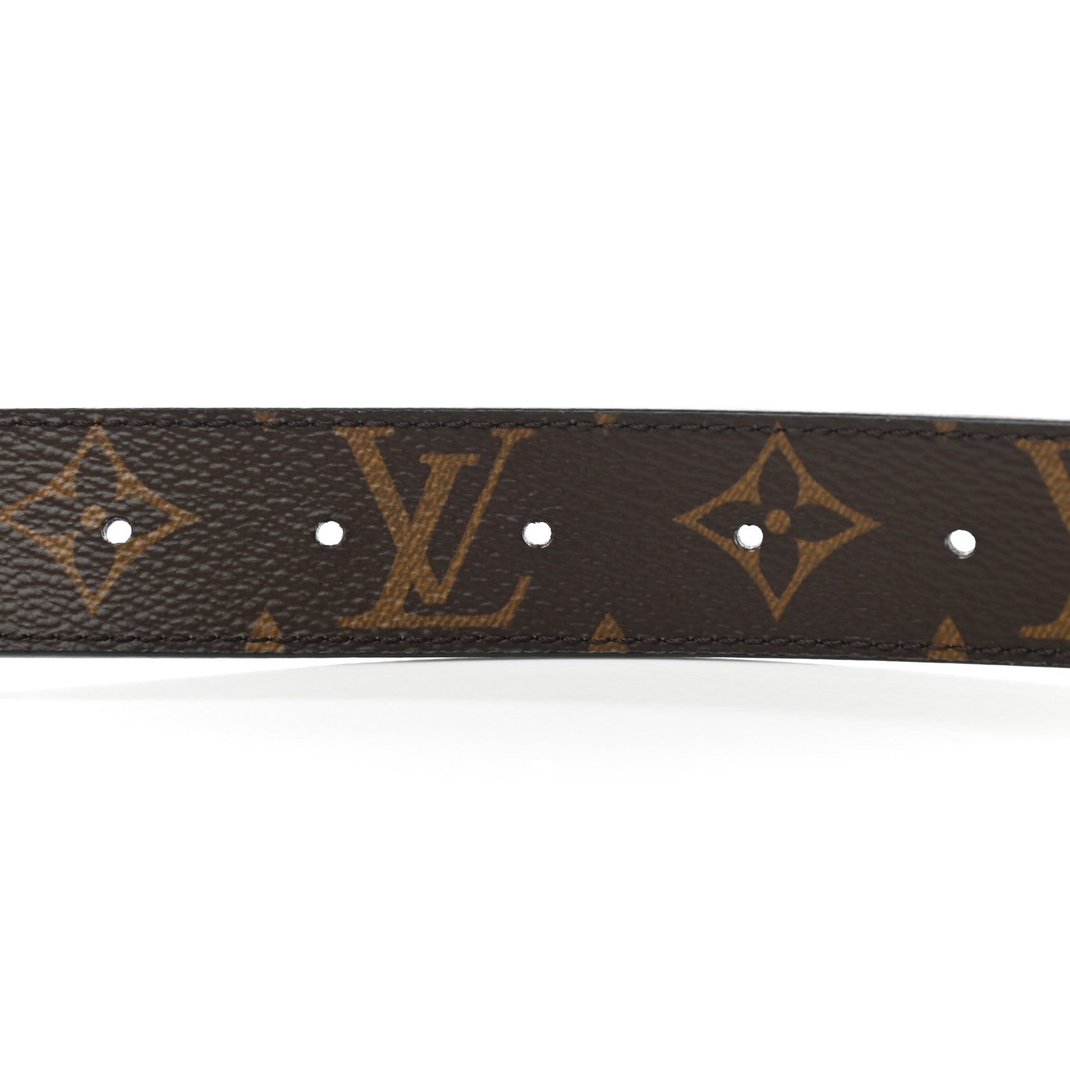 Louis Vuitton Calfskin Monogram 40mm LV Initiales Reversible Belt 80 32 Black 3 of 6