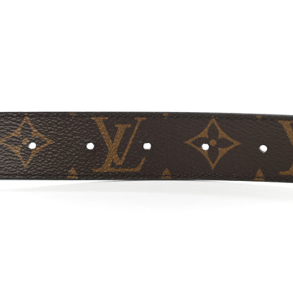 Louis Vuitton Calfskin Monogram 40mm LV Initiales Reversible Belt 80 32 Black 3 of 6