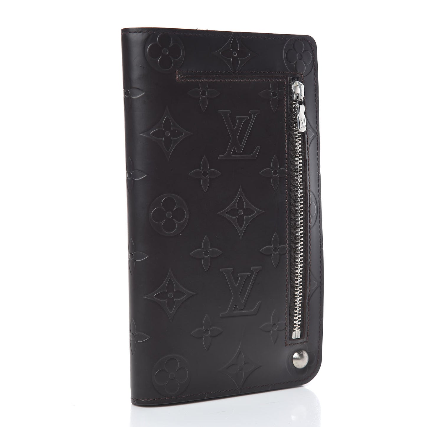Monogram Glace Whist Wallet Cafe Brown