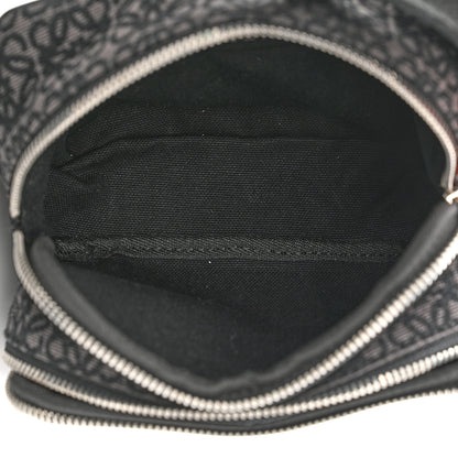 Loewe Jacquard Anagram Calfskin Mini Camera Bag Anthracite Black 5 of 10